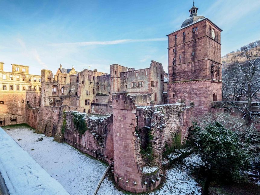 Foto: Staatliche Schlösser und Gärten Baden-Württemberg, Ralf Kuhlen Schloss Heidelberg, Hirschgraben
